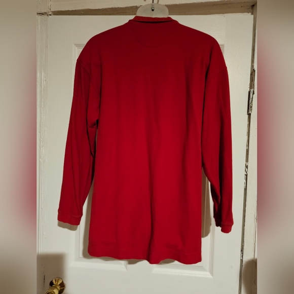 Men's XL GA Bulldogs Long Sleeve Tee Sweater Collared Polo - Picture 3 of 4